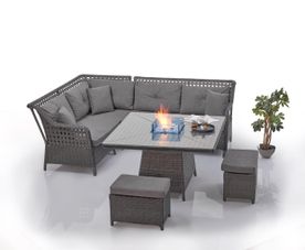 Ascot Corner with fire